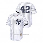 Maglia Baseball Uomo New York Yankees Mariano Rivera Cooperstown Collection 1999 Home Bianco