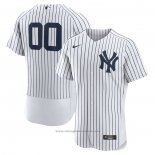 Maglia Baseball Uomo New York Yankees Personalizzate Primera Autentico Bianco