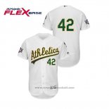 Maglia Baseball Uomo Oakland Athletics 2019 Jackie Robinson Day Flex Base Bianco