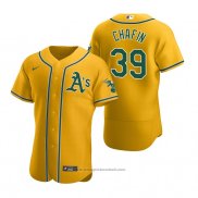 Maglia Baseball Uomo Oakland Athletics Andrew Chafin Autentico Home Or