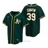 Maglia Baseball Uomo Oakland Athletics Andrew Chafin Replica Alternato Verde