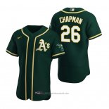 Maglia Baseball Uomo Oakland Athletics Matt Chapman Autentico Alternato Verde