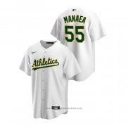 Maglia Baseball Uomo Oakland Athletics Sean Manaea Replica Home Bianco