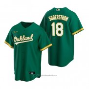 Maglia Baseball Uomo Oakland Athletics Tyler Soderstrom Replica Verde