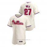 Maglia Baseball Uomo Philadelphia Phillies Aaron Nola Autentico 2020 Alternato Crema