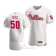 Maglia Baseball Uomo Philadelphia Phillies Hector Neris Autentico Home Bianco