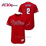 Maglia Baseball Uomo Philadelphia Phillies Jean Segura Flex Base Rosso