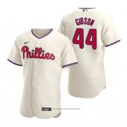 Maglia Baseball Uomo Philadelphia Phillies Kyle Gibson Autentico Alternato Crema