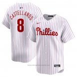 Maglia Baseball Uomo Philadelphia Phillies Nick Castellanos Home Limited Bianco