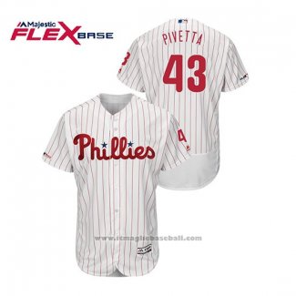 Maglia Baseball Uomo Philadelphia Phillies Nick Pivetta Flex Base Bianco