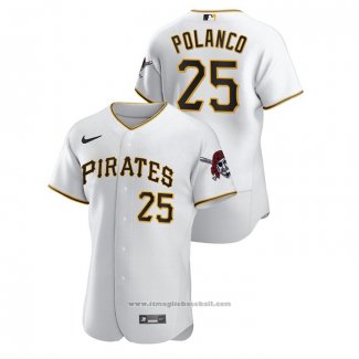 Maglia Baseball Uomo Pittsburgh Pirates Gregory Polanco Authentic Bianco