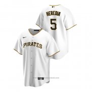 Maglia Baseball Uomo Pittsburgh Pirates Guillermo Heredia Replica Home Bianco