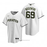 Maglia Baseball Uomo Pittsburgh Pirates John Nogowski Replica Alternato Bianco