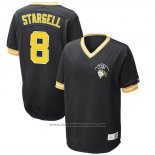 Maglia Baseball Uomo Pittsburgh Pirates Willie Stargel Nero Cooperstown Replica