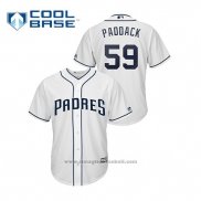 Maglia Baseball Uomo San Diego Padres Chris Paddack Cool Base Bianco