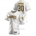 Maglia Baseball Uomo San Diego Padres Eric Hosmer Autentico Bianco Marrone