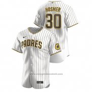 Maglia Baseball Uomo San Diego Padres Eric Hosmer Autentico Bianco Marrone