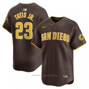 Maglia Baseball Uomo San Diego Padres Fernando Tatis JR. Away Limited Marrone