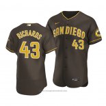 Maglia Baseball Uomo San Diego Padres Garrett Richards Autentico Road 2020 Marrone