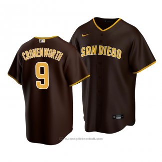 Maglia Baseball Uomo San Diego Padres Jake Cronenworth Replica Road Marrone