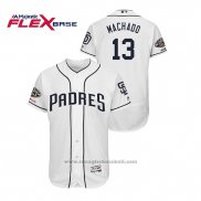 Maglia Baseball Uomo San Diego Padres Manny Machado 150 Anniversario Flex Base Bianco