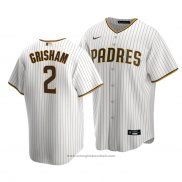 Maglia Baseball Uomo San Diego Padres Trent Grigioham Replica Home Marrone Bianco