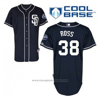 Maglia Baseball Uomo San Diego Padres Tyson Ross 38 Blu Alternato Cool Base