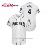 Maglia Baseball Uomo San Diego Padres Wil Myers 150 Anniversario Flex Base Bianco