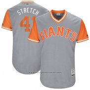 Maglia Baseball Uomo San Francisco Giants 2017 Little League World Series Mark Melancon Grigio