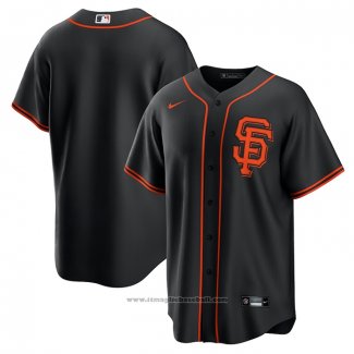 Maglia Baseball Uomo San Francisco Giants Alternato Replica Nero