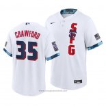 Maglia Baseball Uomo San Francisco Giants Brandon Crawford 2021 All Star Replica Bianco