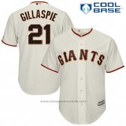 Maglia Baseball Uomo San Francisco Giants Conor Gillaspie Crema Cool Base