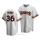 Maglia Baseball Uomo San Francisco Giants Gaylord Perry Cooperstown Collection Primera Bianco
