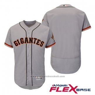 Maglia Baseball Uomo San Francisco Giants Grigio Hispanic Heritage Flex Base