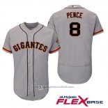 Maglia Baseball Uomo San Francisco Giants Hunter Pence Grigio Hispanic Heritage Flex Base