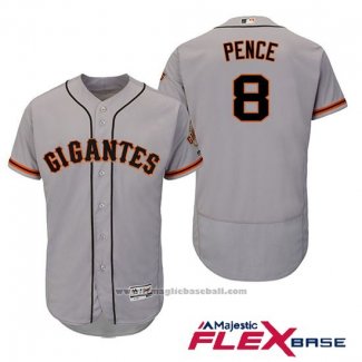 Maglia Baseball Uomo San Francisco Giants Hunter Pence Grigio Hispanic Heritage Flex Base