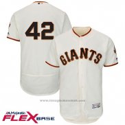 Maglia Baseball Uomo San Francisco Giants Jackie Robinson Crema Flex Base