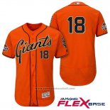 Maglia Baseball Uomo San Francisco Giants Matt Cain Arancione Alternato Flex Base
