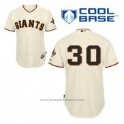 Maglia Baseball Uomo San Francisco Giants Orlando Cepeda 30 Crema Home Cool Base