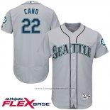 Maglia Baseball Uomo Seattle Mariners Robinson Cano 22 Grigio Flex Base Autentico Collection Giocatore