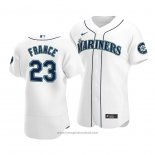 Maglia Baseball Uomo Seattle Mariners Ty France Autentico Primera Bianco