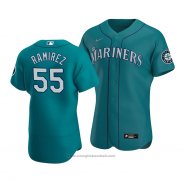 Maglia Baseball Uomo Seattle Mariners Yohan Ramirez Autentico Alternato Verde