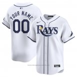 Maglia Baseball Uomo Tampa Bay Rays Home Limited Personalizzate Bianco
