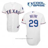 Maglia Baseball Uomo Texas Rangers Adrian Beltre 29 Bianco Home Cool Base