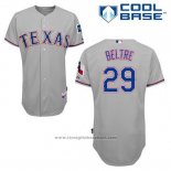 Maglia Baseball Uomo Texas Rangers Adrian Beltre 29 Grigio Cool Base