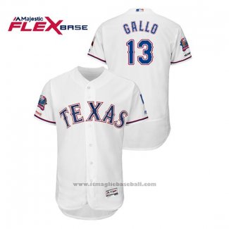 Maglia Baseball Uomo Texas Rangers Joey Gallo Bianco