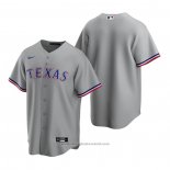 Maglia Baseball Uomo Texas Rangers Replica Road Grigio