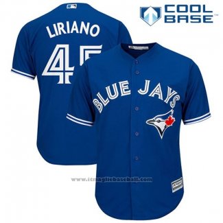 Maglia Baseball Uomo Toronto Blue Jays Francisco Liriano Cool Base