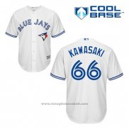 Maglia Baseball Uomo Toronto Blue Jays Munenori Kawasaki 66 Bianco Home Cool Base