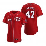 Maglia Baseball Uomo Washington Nationals Howie Kendrick Autentico Alternato 2020 Rosso